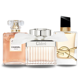 Combo de 3 Perfumes - Coco Mademoiselle Chanel, Libre Yves Saint Laurent et Chloé Signature