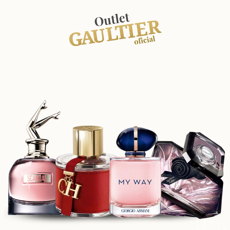 Combo ESPECIAL- 4 Perfumes Carolina Herrera CH, Scandal, Trésor e My Away